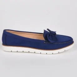 VICE VERSA Mocassins Femme Semelles Souples Bleu Marine|Femme Mocassins