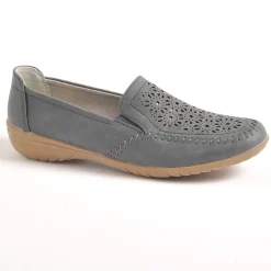 SCALINA Mocassins Pour Femme Bleu Marine|Femme Chaussures Confort
