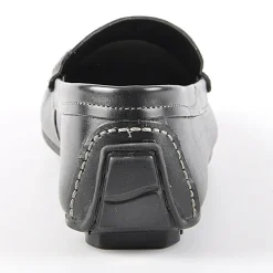 PERFECTA Mocassins Semelles Souples Noir|Homme Mocassins, Chaussures Bateaux