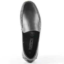 PERFECTA Mocassins Semelles Souples Noir|Homme Mocassins, Chaussures Bateaux