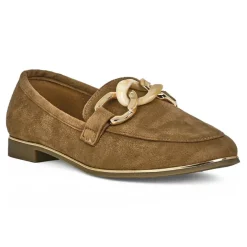 VICE VERSA Mocassins Souples Femme Dore |Femme Mocassins