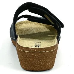 FLEX'IS Mules A Talons Femme Bleu|Femme Chaussures Confort