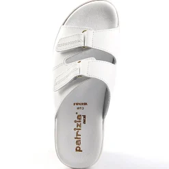 FLEX'IS Mules Compensees Femme Blanc|Femme Chaussures Confort