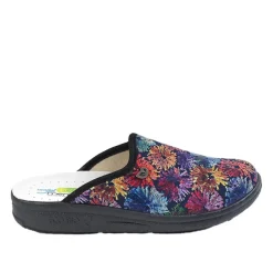 ECO BIO SANITAL Mules Compensees Femme Eco Bio Memorisy Bleu Marine|Femme Chaussures Confort