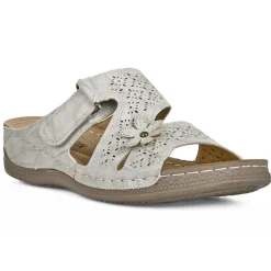 LADY CONFORT Mules Femme Gris|Femme Chaussures Confort