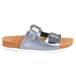 SCHOLL Mules Femme Semelles Anatomiques Gris|Femme Chaussures Confort