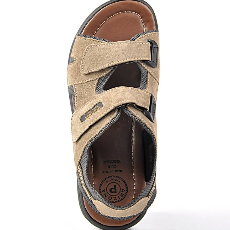 ARIZONA Sandales Vernis Nude|Homme Sandales