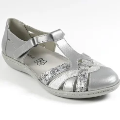LADY CONFORT Sandales Femme Argente|Femme Chaussures Confort
