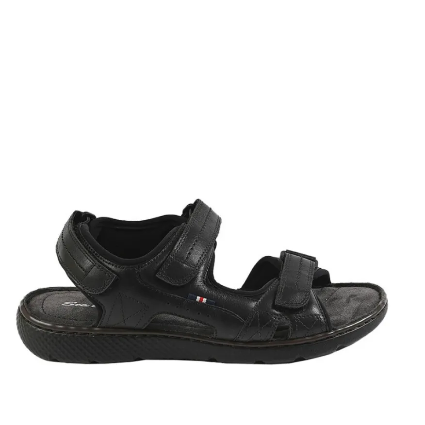 SEALINE Sandales Homme Noir|Homme Sandales