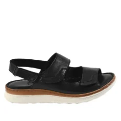 VENUS Sandales Plates Femme Noir|Femme Chaussures Confort