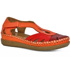 VENUS Sandales Plates Bordeaux|Femme Chaussures Confort