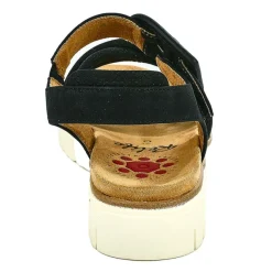 RELIFE Sandales Noir|Femme Chaussures Confort