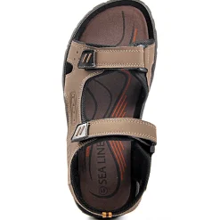 SEALINE Sandales Camel|Homme Sandales