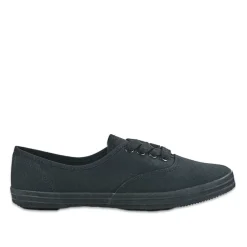 STREET LIFE Tennis Femme Noir Unie |Femme Baskets, Sneakers