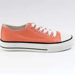 STREET LIFE Tennis Femme Orange |Femme Baskets, Sneakers