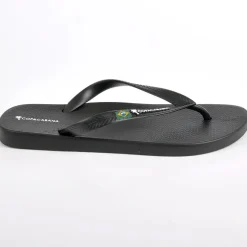 COPACABANA Tongs Homme Toute Noir|Homme Mules, Tongs