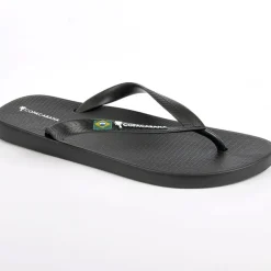 COPACABANA Tongs Homme Toute Noir|Homme Mules, Tongs