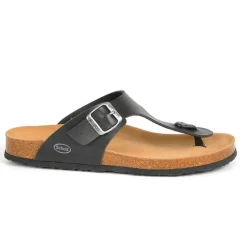 SCHOLL Tongs Homme Semelles Anatomiques Noir En Cuir|Homme Mules, Tongs